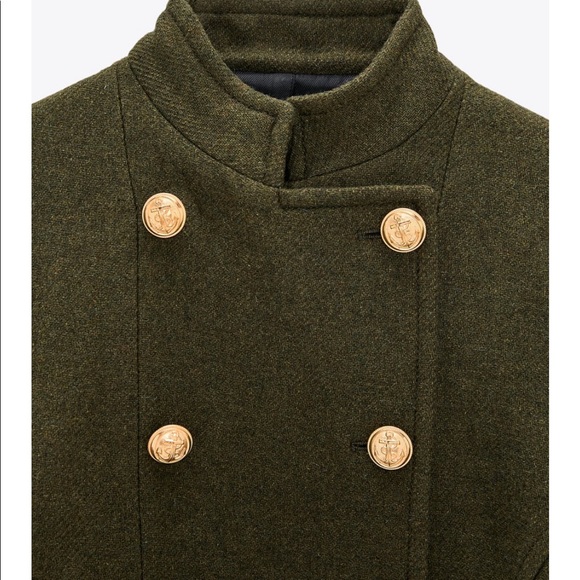 ZARA DOUBLE BREASTED JACKET - Picture 3 of 6